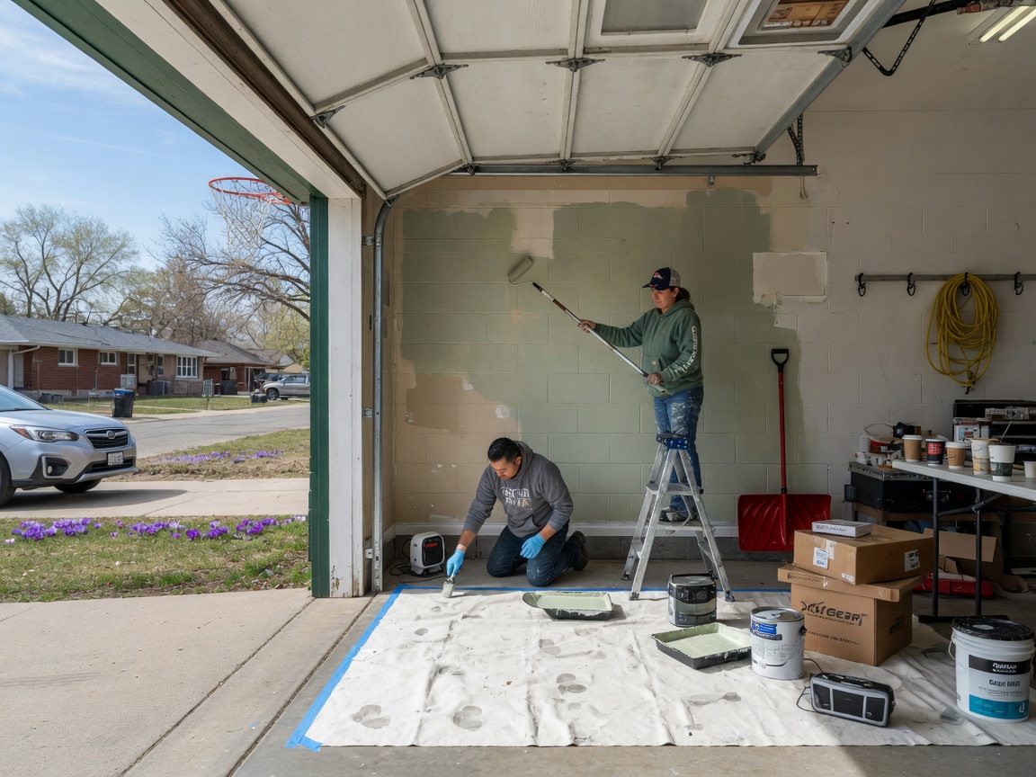 Painting Garage Interiors During Denver's Milder Months