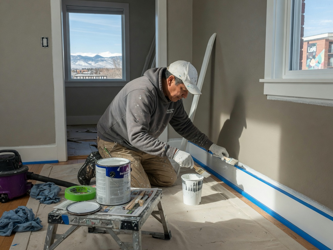 Trim & Baseboard Painting in Five Points, CO